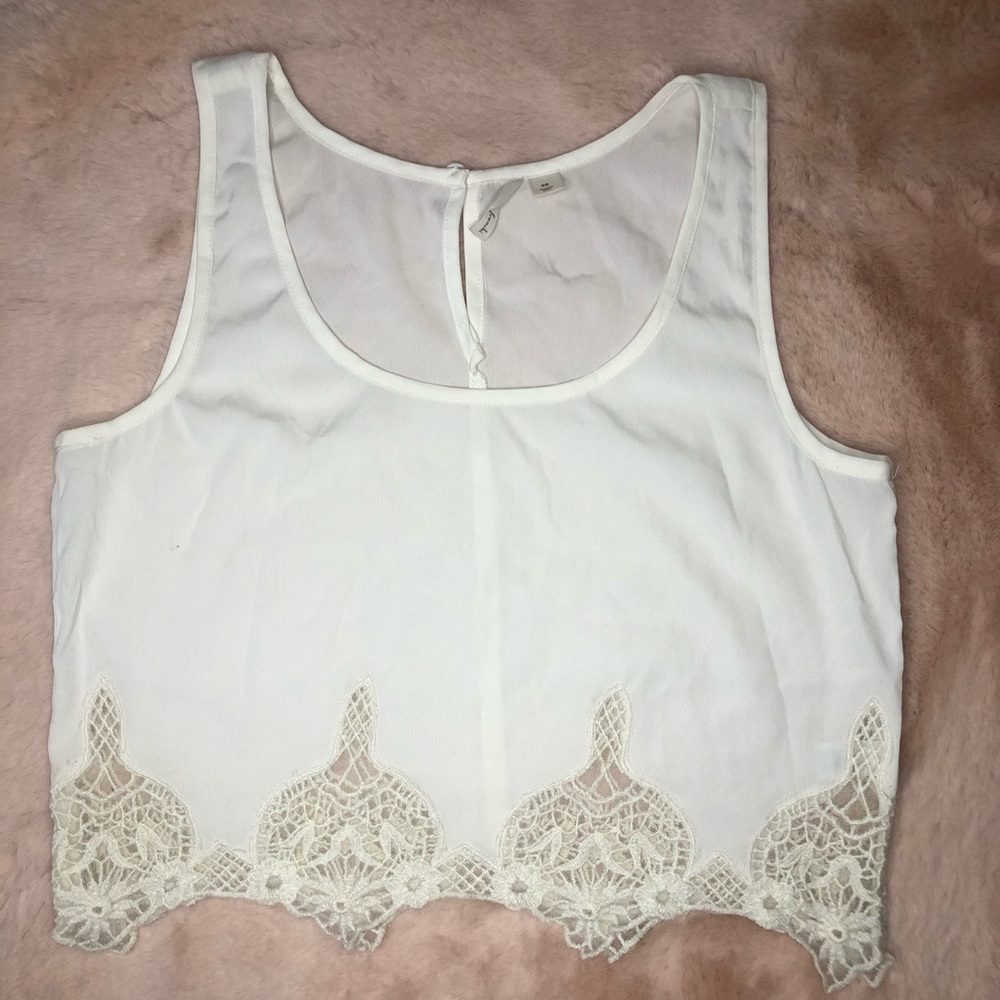 SHEER CROP BLOUSE